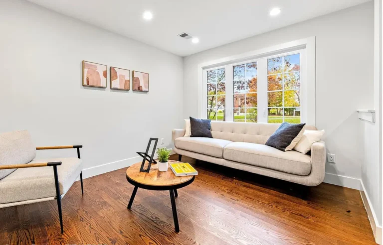 Assisted Living Property Staging - Staged Living room