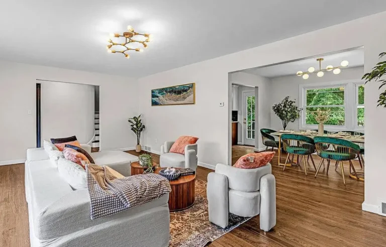 residential living area staging